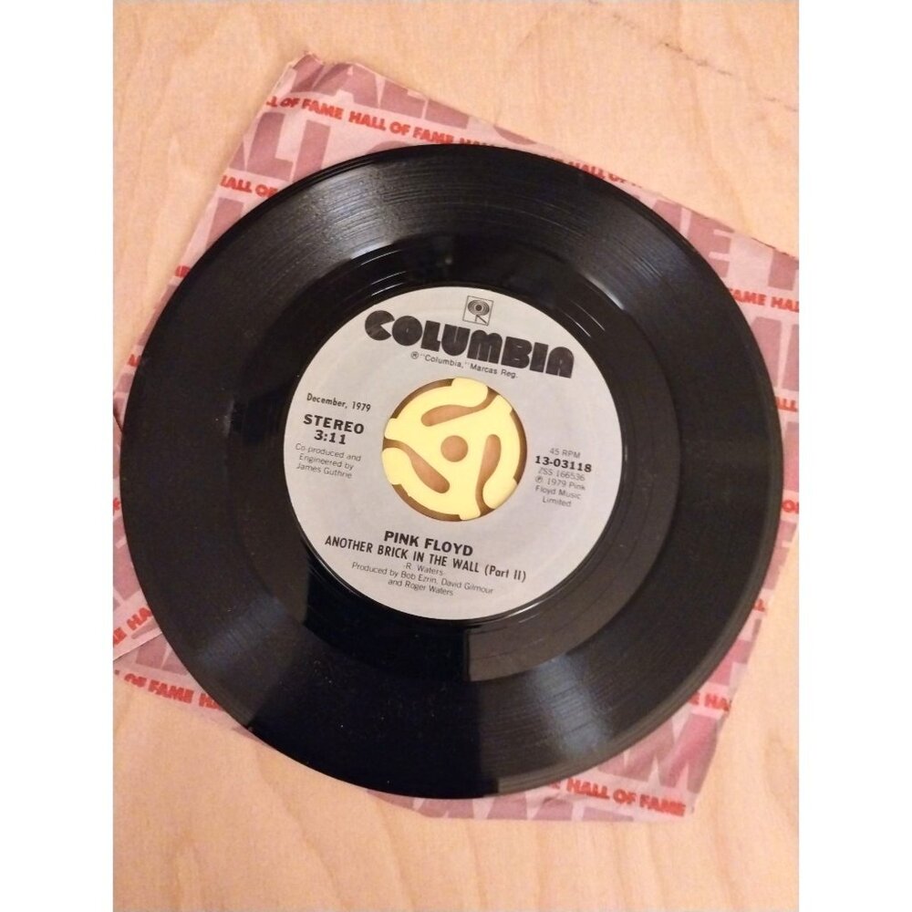 Pink Floyd Vinyl Record 45 RPM Another Brick in the Wall (Part II)
